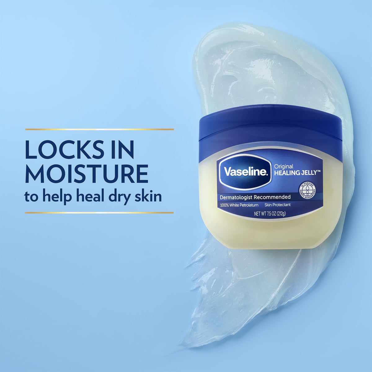 Vaseline Petroleum Jelly Original 1.75 oz with applicator