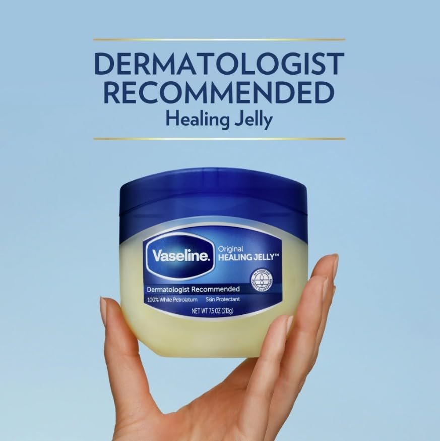 Vaseline Petroleum Jelly texture close-up