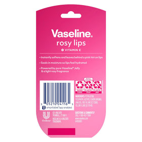Vaseline Rosy Lips mini jar with rose-tinted lip balm