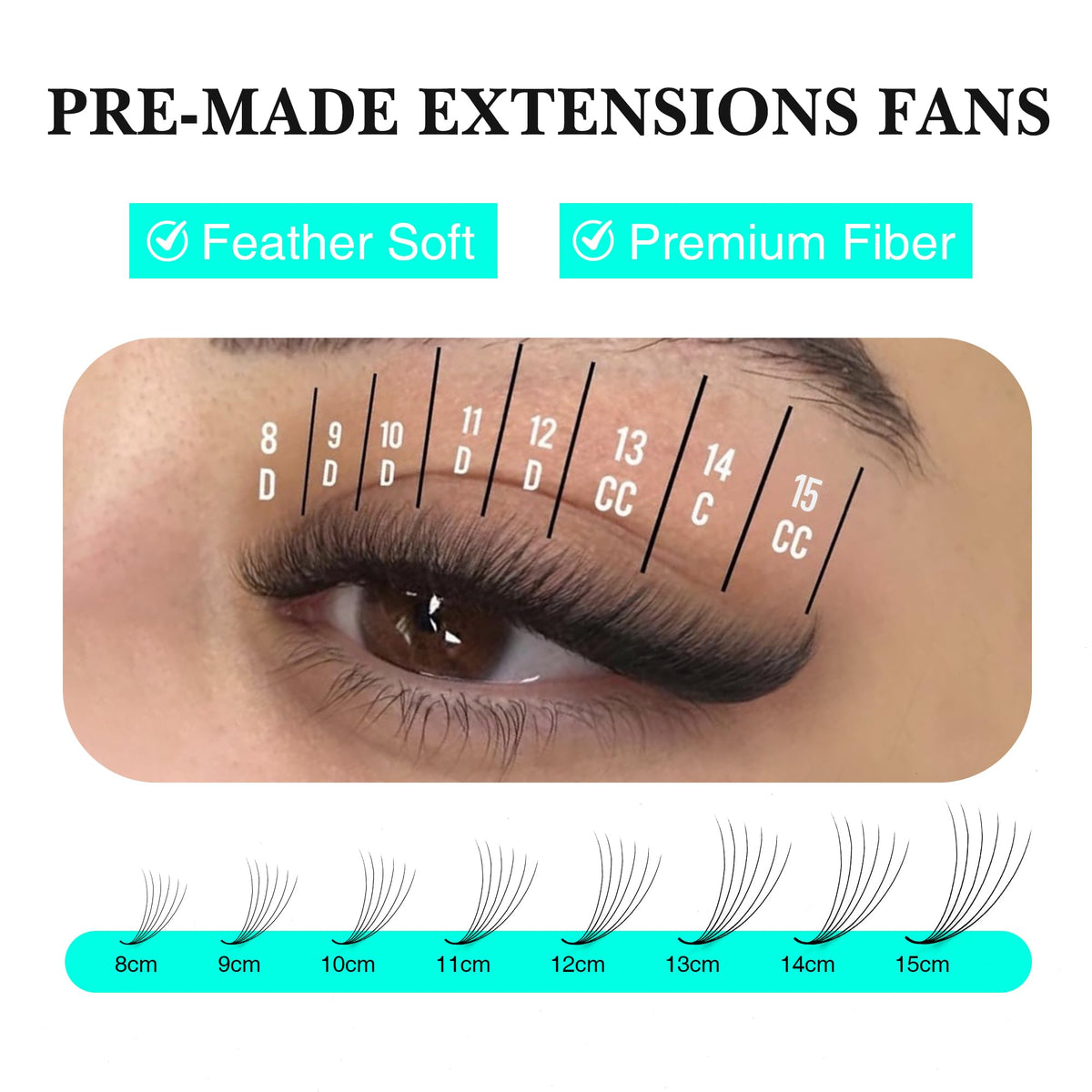 VAVALASH 10D eyelash extensions displayed on a makeup table