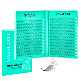 VAVALASH 8D premade fans eyelash extensions box front view