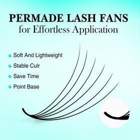 VAVALASH eyelash extensions 8-15mm mixed lengths in packaging
