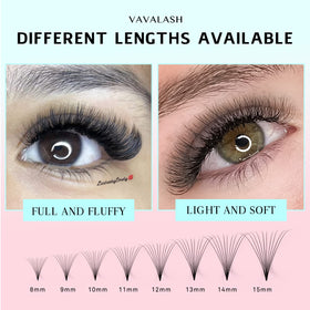 VAVALASH eyelash extensions in a beauty setup