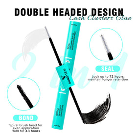 VAVALASH Lash Bond and Seal 2 in 1 showing double-ended brush