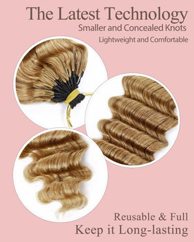 VDZ 18 inch crochet hair bundle with small knots