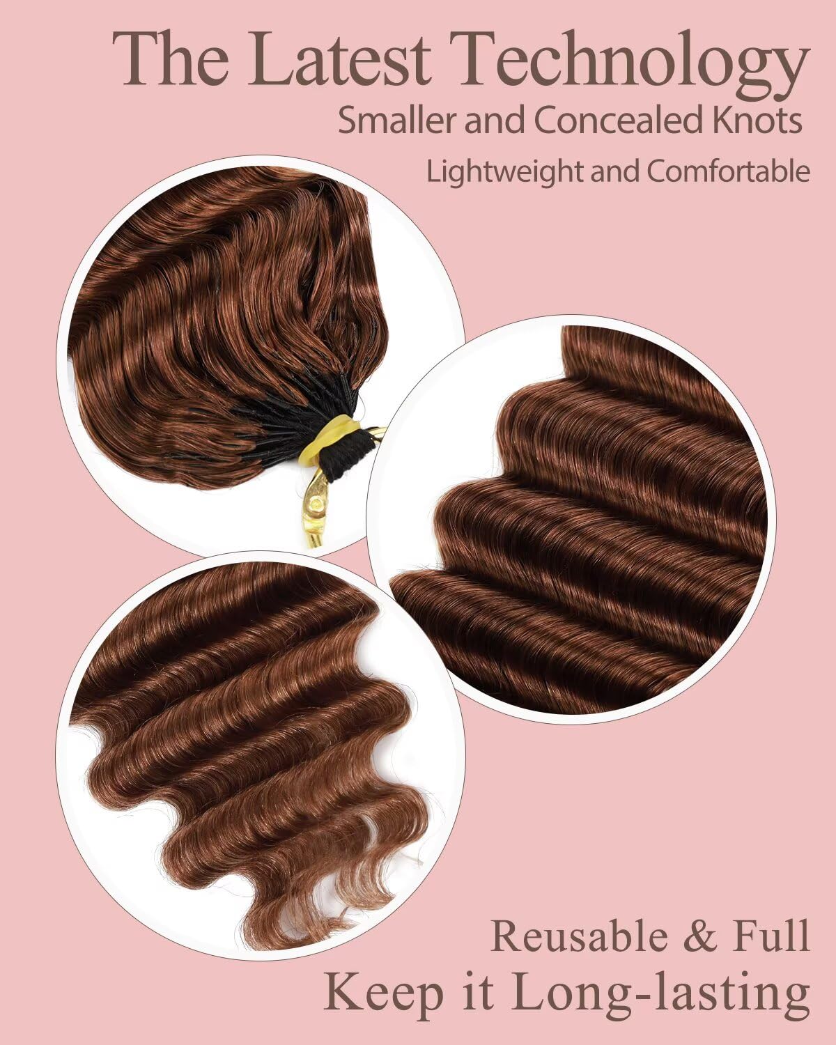 VDZ crochet hair packaging with 40 strands