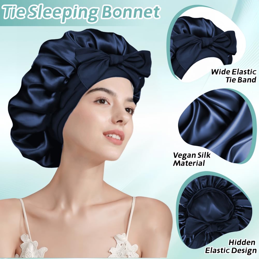 VECIIR Silk Bonnet showcasing full coverage design