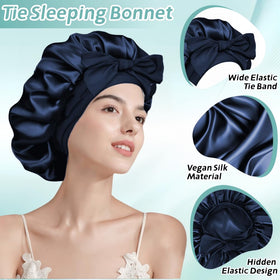 VECIIR Silk Bonnet showcasing full coverage design