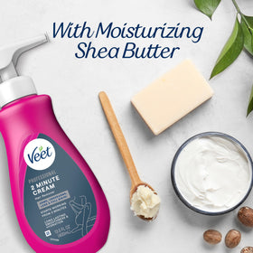 Veet 2 Minute Hair Removal Cream texture close-up