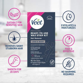 Veet Leg & Body Hair Removal Kit side view