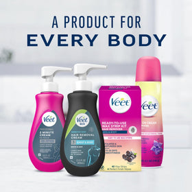 Veet Men's Hair Removal Gel Cream with smooth skin result