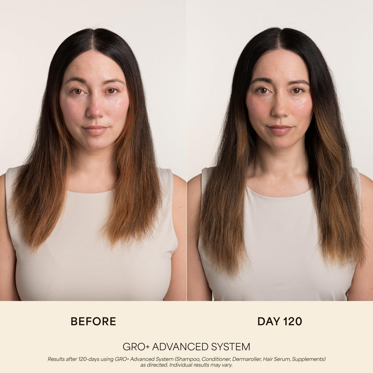 VEGAMOUR GRO+ Advanced Balancing Shampoo 280g in bathroom setting