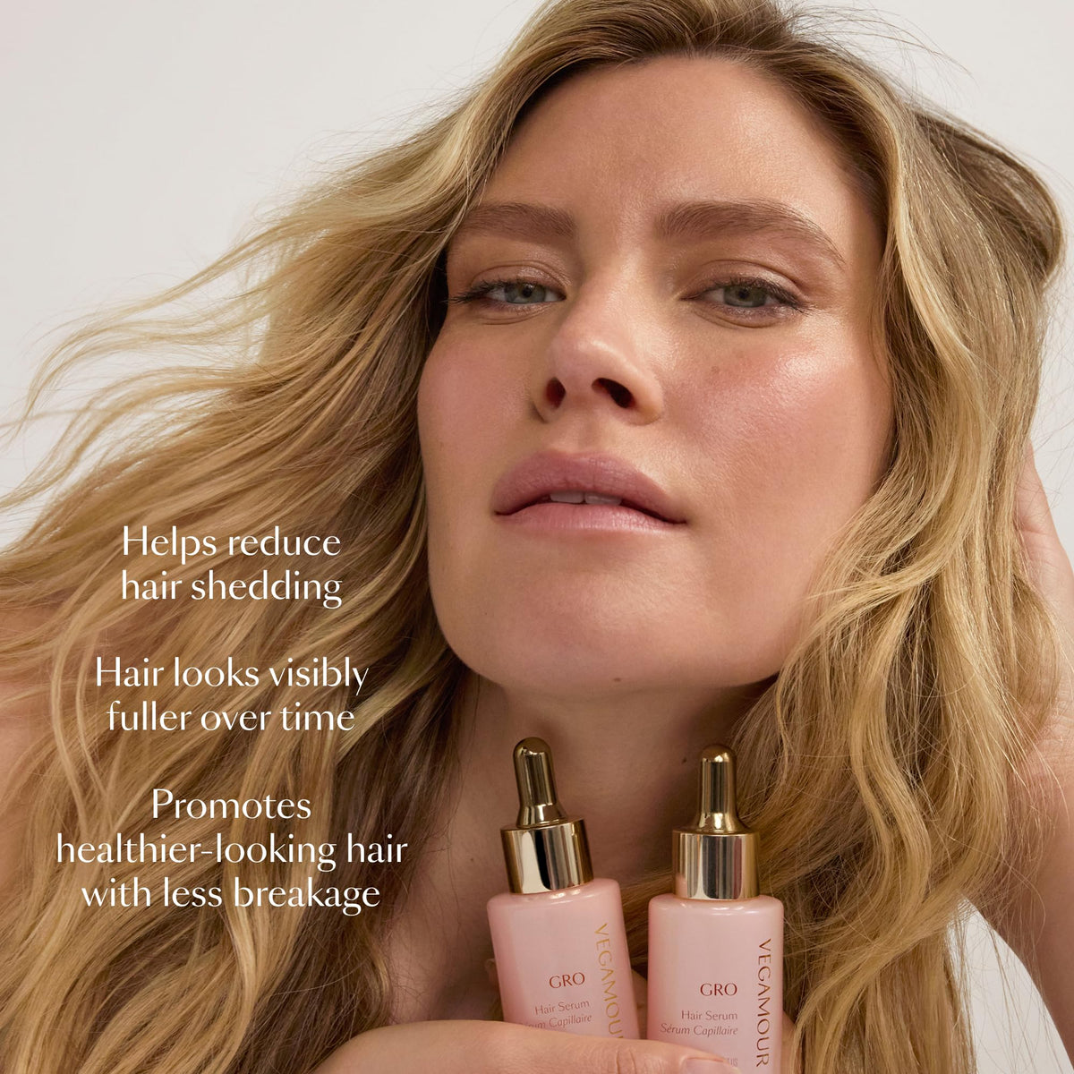 VEGAMOUR GRO Hair & Scalp Serum bottle side view