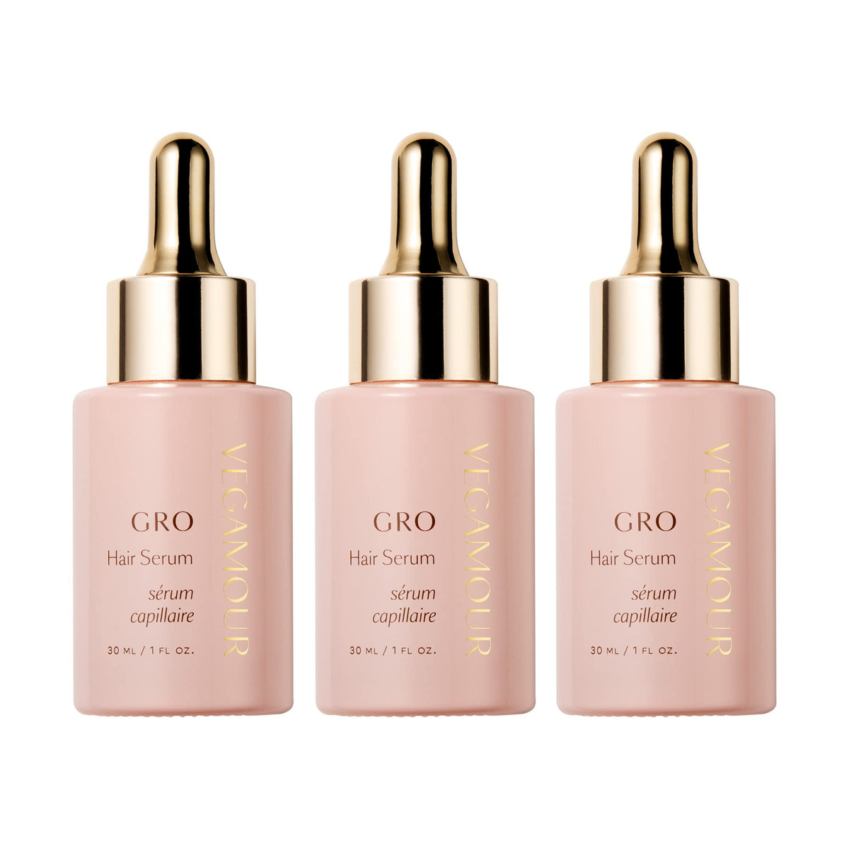 VEGAMOUR GRO Hair & Scalp Serum pack of 3 bottles