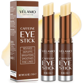 VELAMO ADVANCED Caffeine Eye Stick front view with packaging