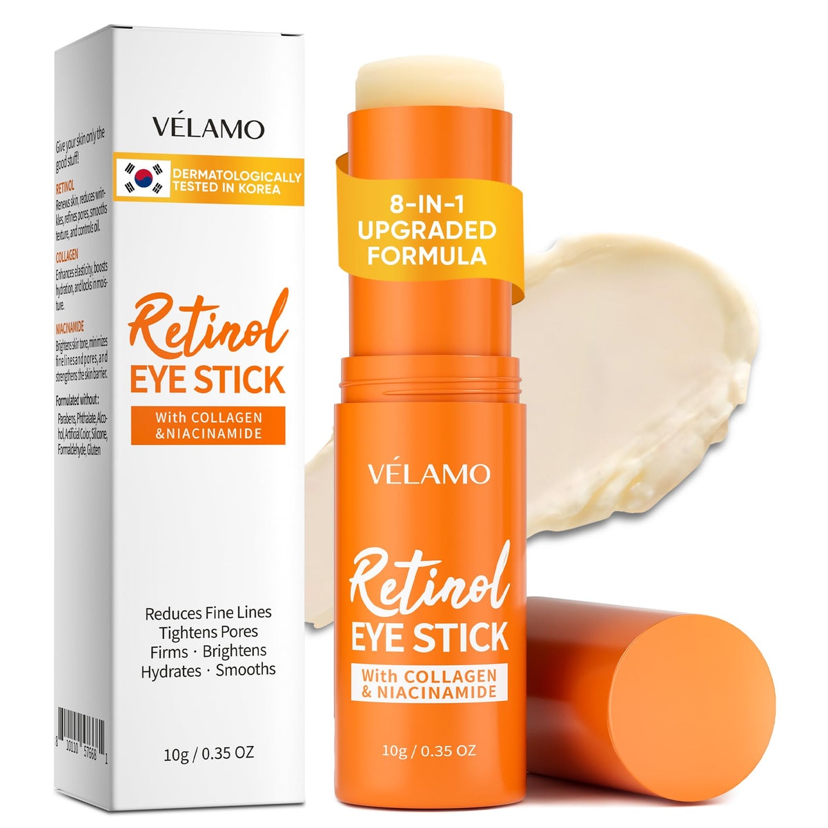 VELAMO ADVANCED Retinol Eye Balm Stick front view