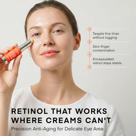 VELAMO ADVANCED Retinol Eye Stick close-up of the balm tip