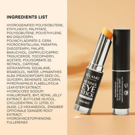 VELAMO ADVANCED Retinol Eye Stick packaging details