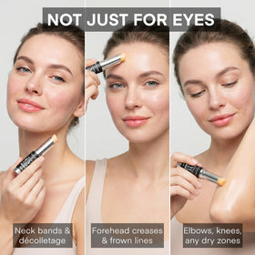 VELAMO ADVANCED Retinol Eye Stick with a hand holding it