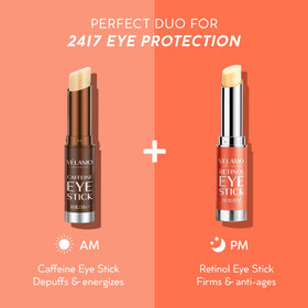 VELAMO ADVANCED Retinol Eye Stick with a soothing background