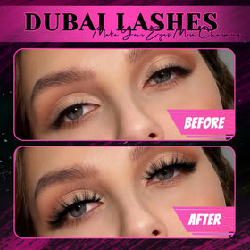 Veleasha 5D Faux Mink False Eyelashes Dubai with cotton lash band detail