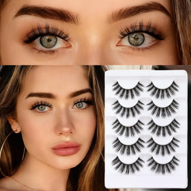 Veleasha 5D Faux Mink False Eyelashes packaging