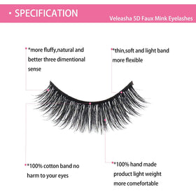 Veleasha Lashes 5D32 on model's eyes