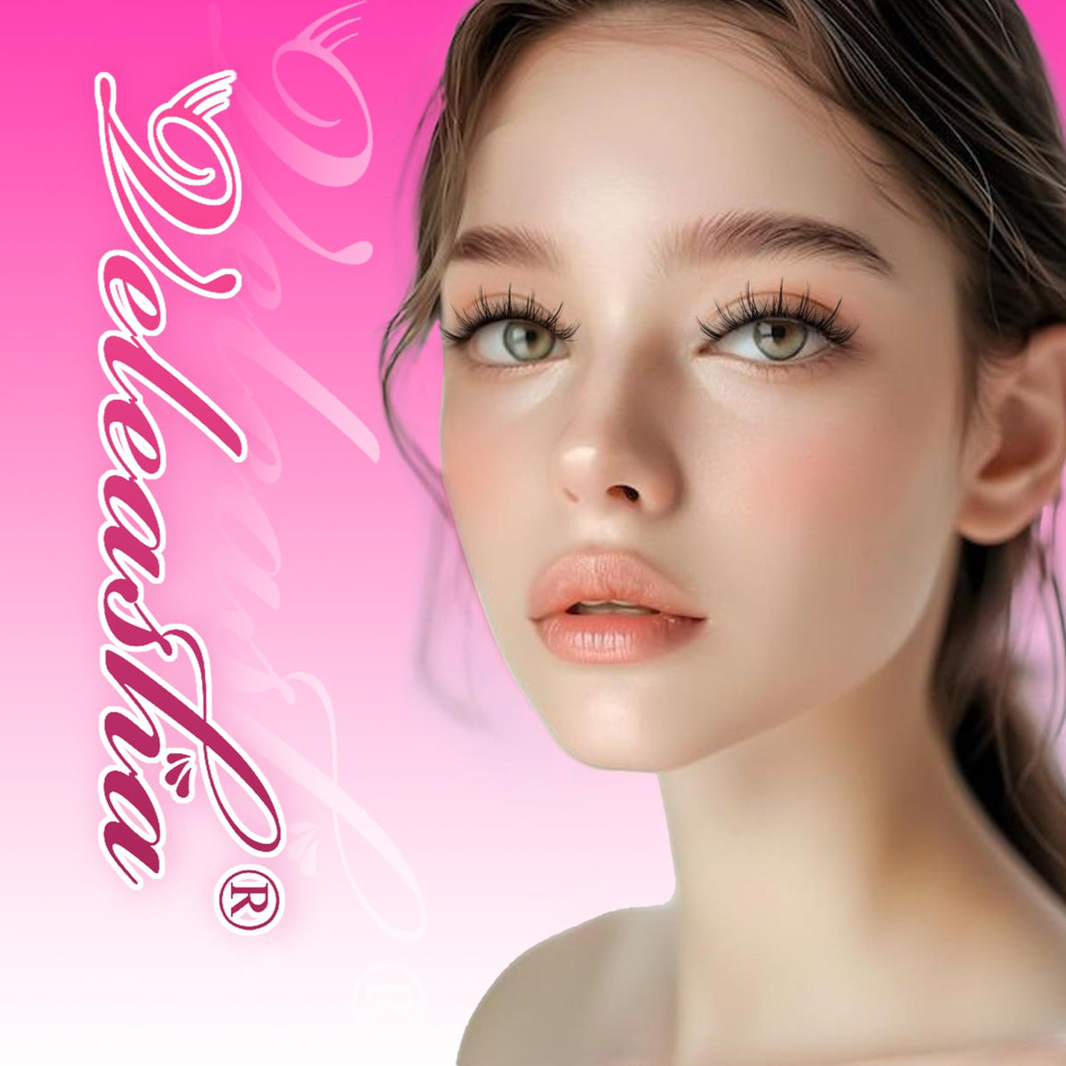 Veleasha Manga Lashes in a beauty setup with tools