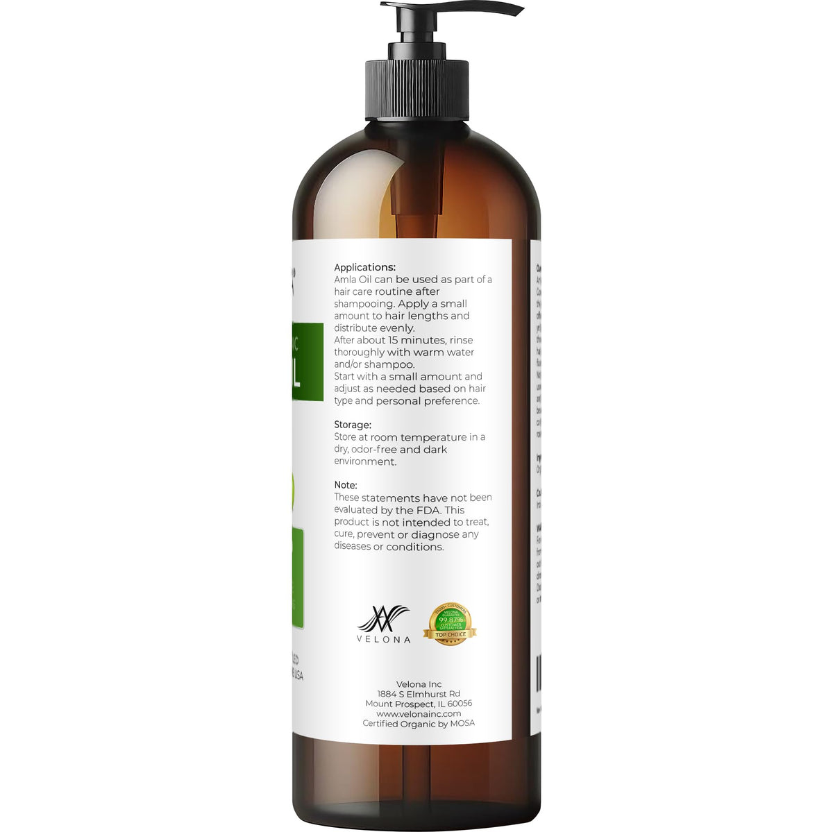 velona Amla Oil used in hair care routine