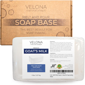 velona Goat Milk Soap Base 5 lb front view