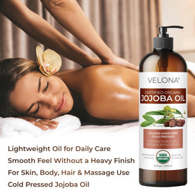 velona Jojoba Oil for hair care application