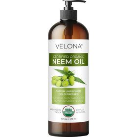 velona Organic Neem Oil 16 fl oz bottle front view with pump