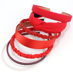 VELSCRUN headbands laid out on a flat surface