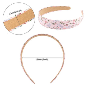 VELSCRUN headbands laid out on a table