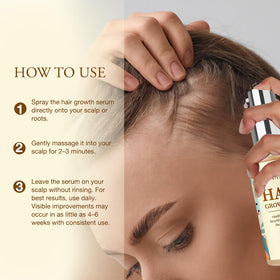 Venanoci Hair Growth Oil lifestyle scene with hair care products