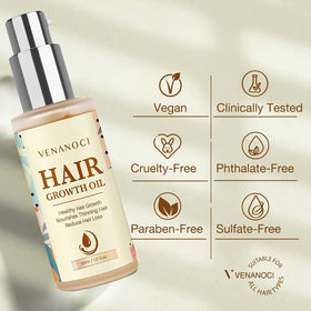 Venanoci Hair Growth Oil texture close-up