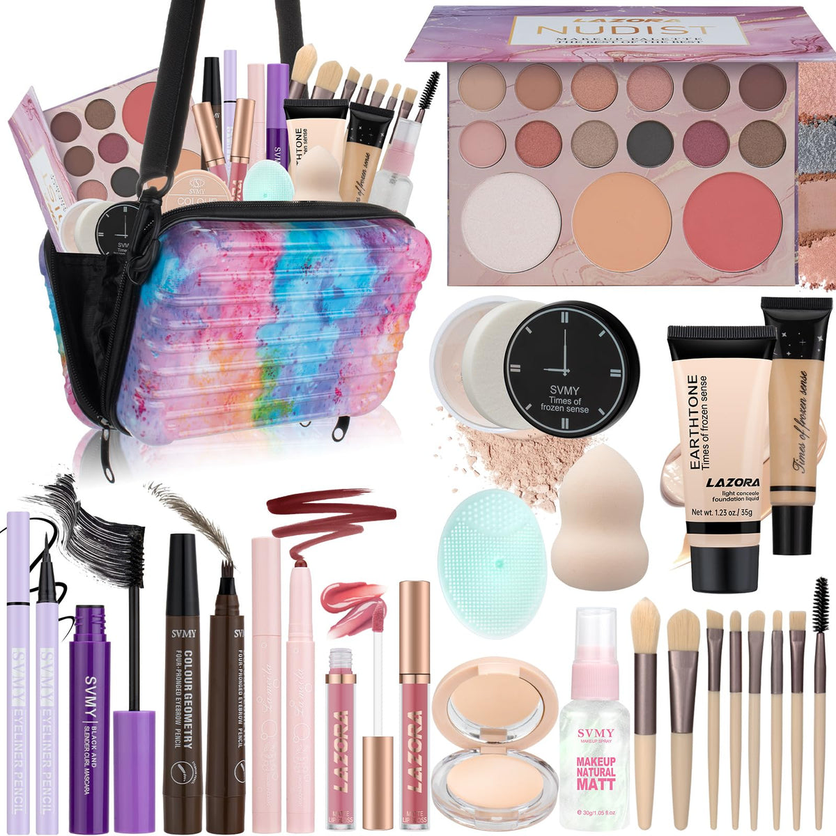 venshun Makeup Set for Teens all-in-one kit front view