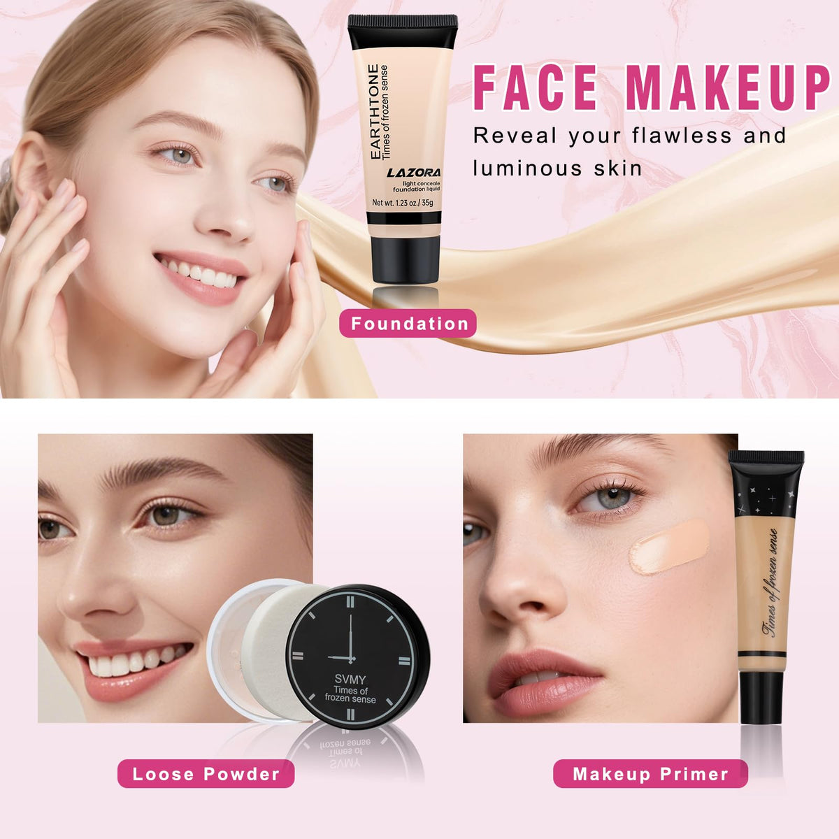 venshun Makeup Set for Teens eyeshadow palette close-up