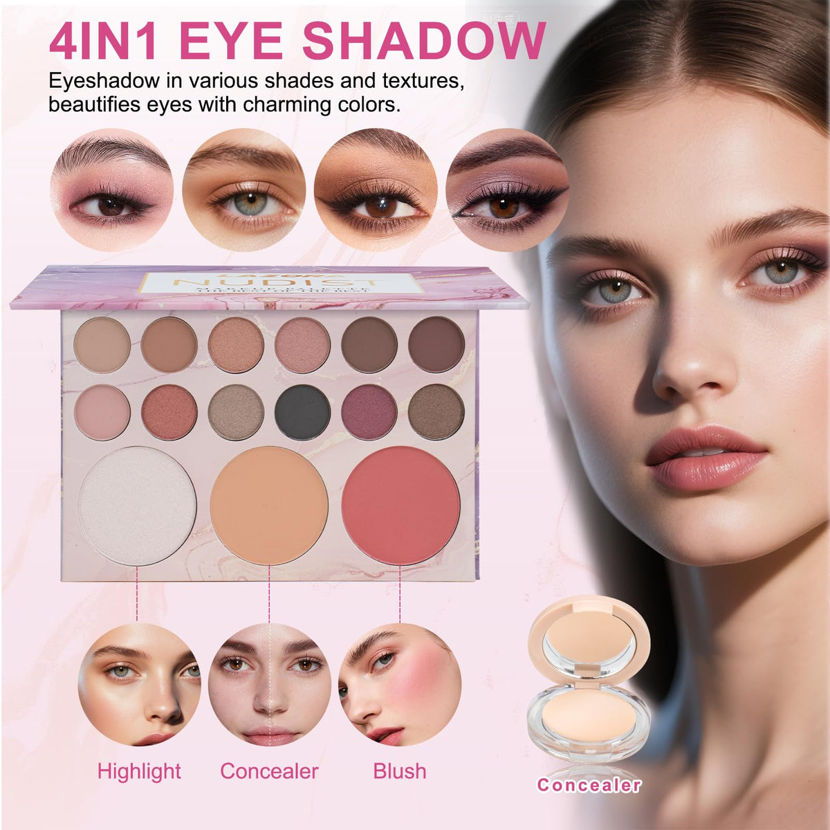venshun Makeup Set for Teens facial cleansing brush