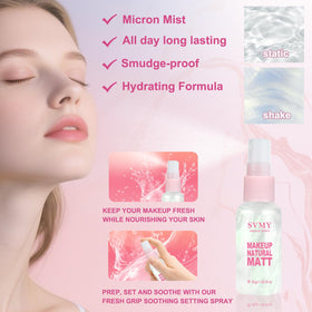 venshun Makeup Set for Teens setting spray and loose powder