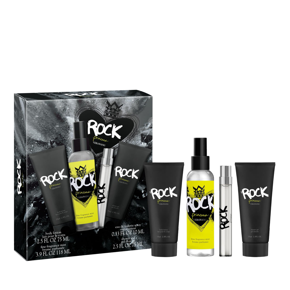Vera Wang Rock Princess Eau de Toilette 4 Piece Gift Set front view