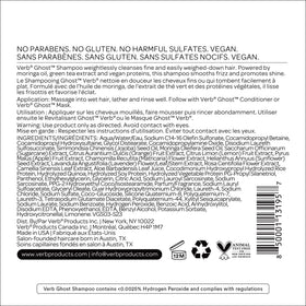 VERB Ghost Fine Hair Shampoo packaging details