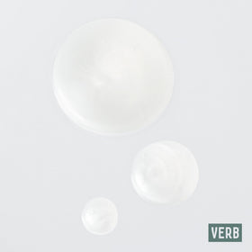 VERB Ghost Fine Hair Shampoo with ingredients displayed