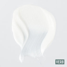 VERB Ghost Shampoo and Conditioner on bathroom shelf