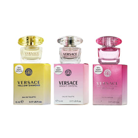 Versace 3-piece Miniatures Fragrance Collection front view