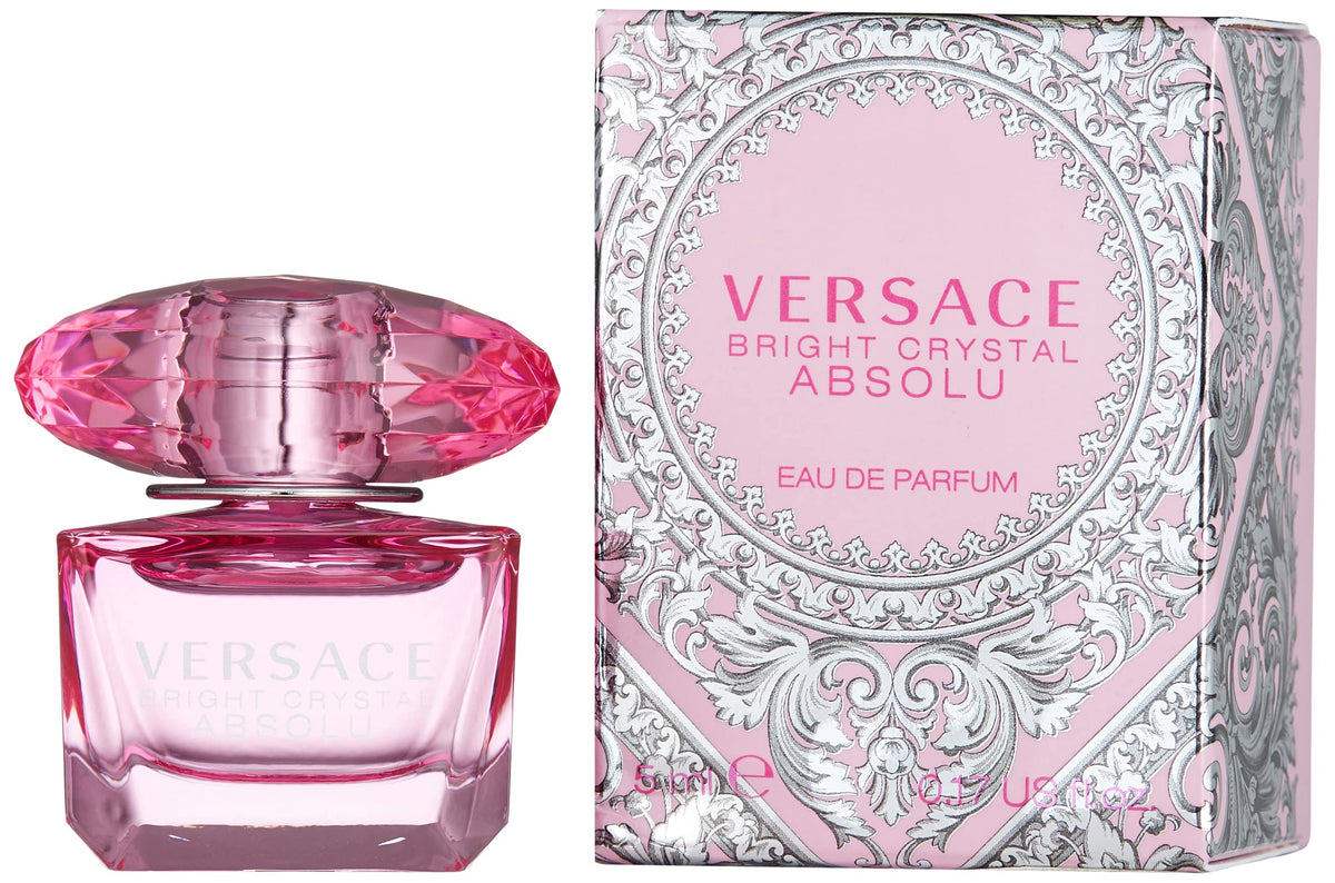 Versace Bright Crystal Absolu 5 ml EDP mini perfume bottle with cap