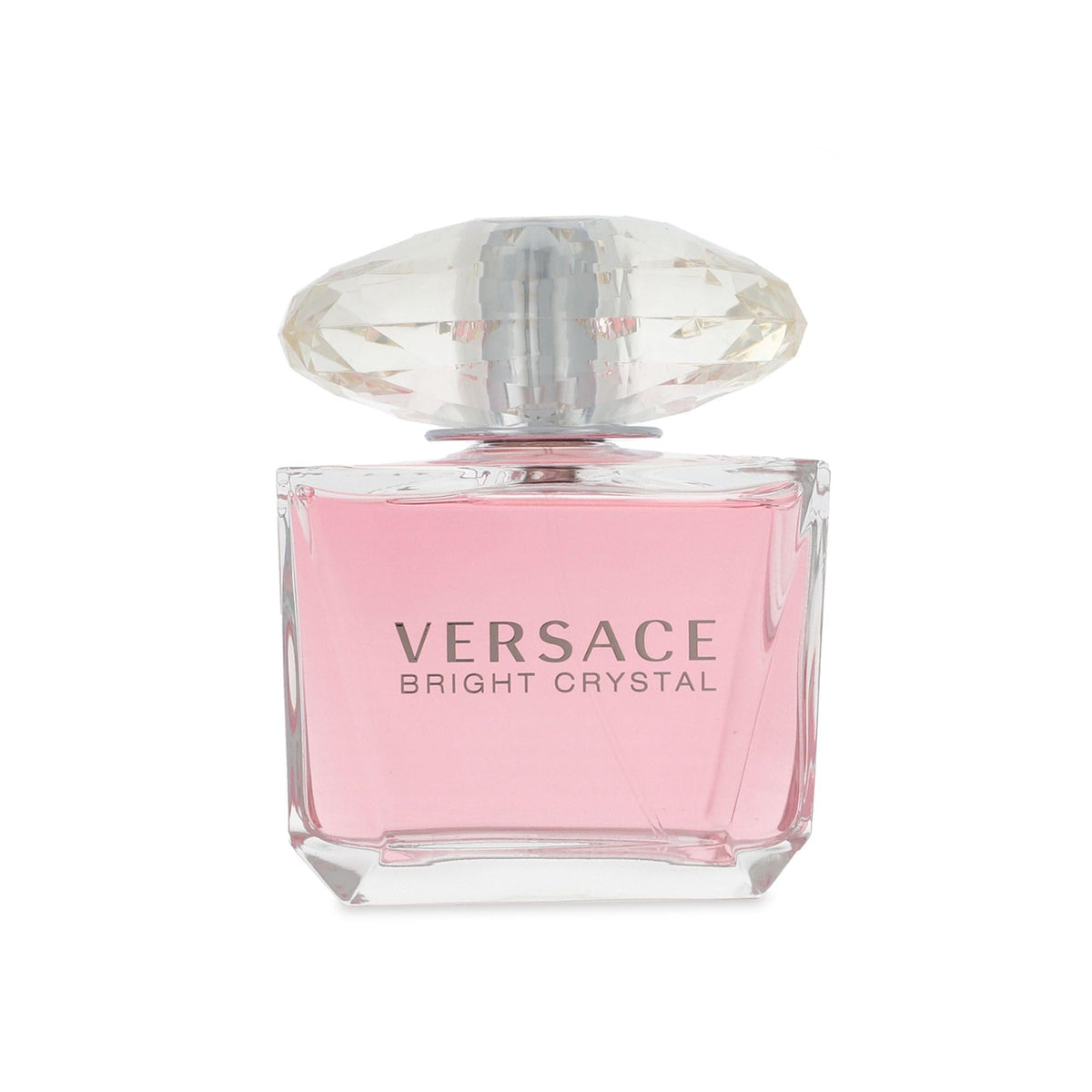 Versace Bright Crystal bottle with floral background