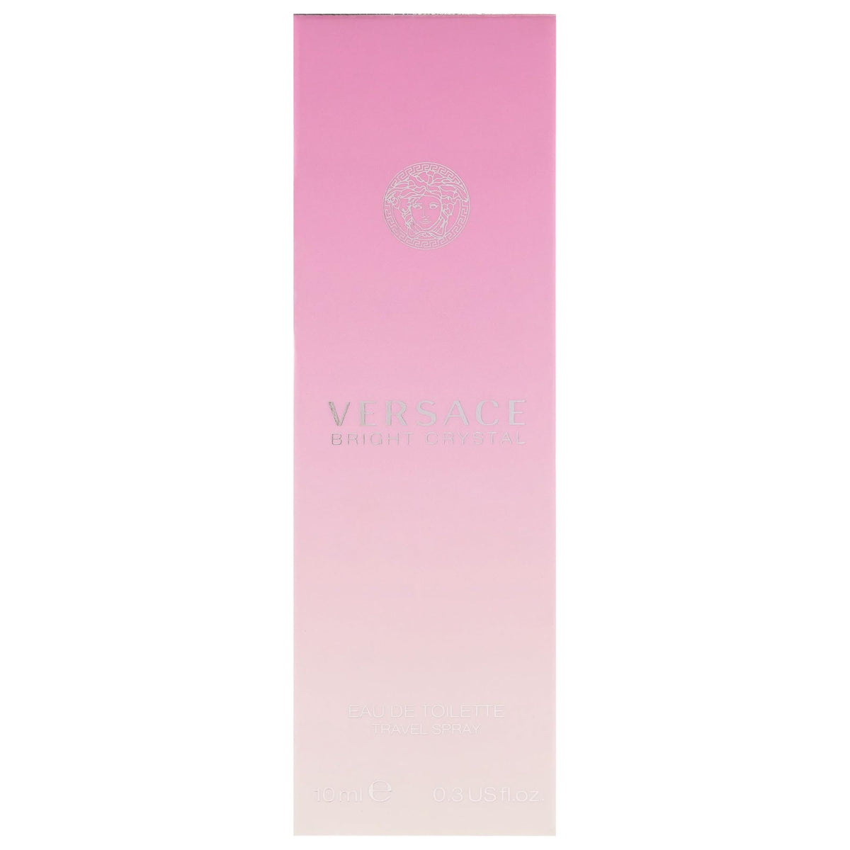 Versace Bright Crystal Eau De Toilette 0.3 Oz with floral background