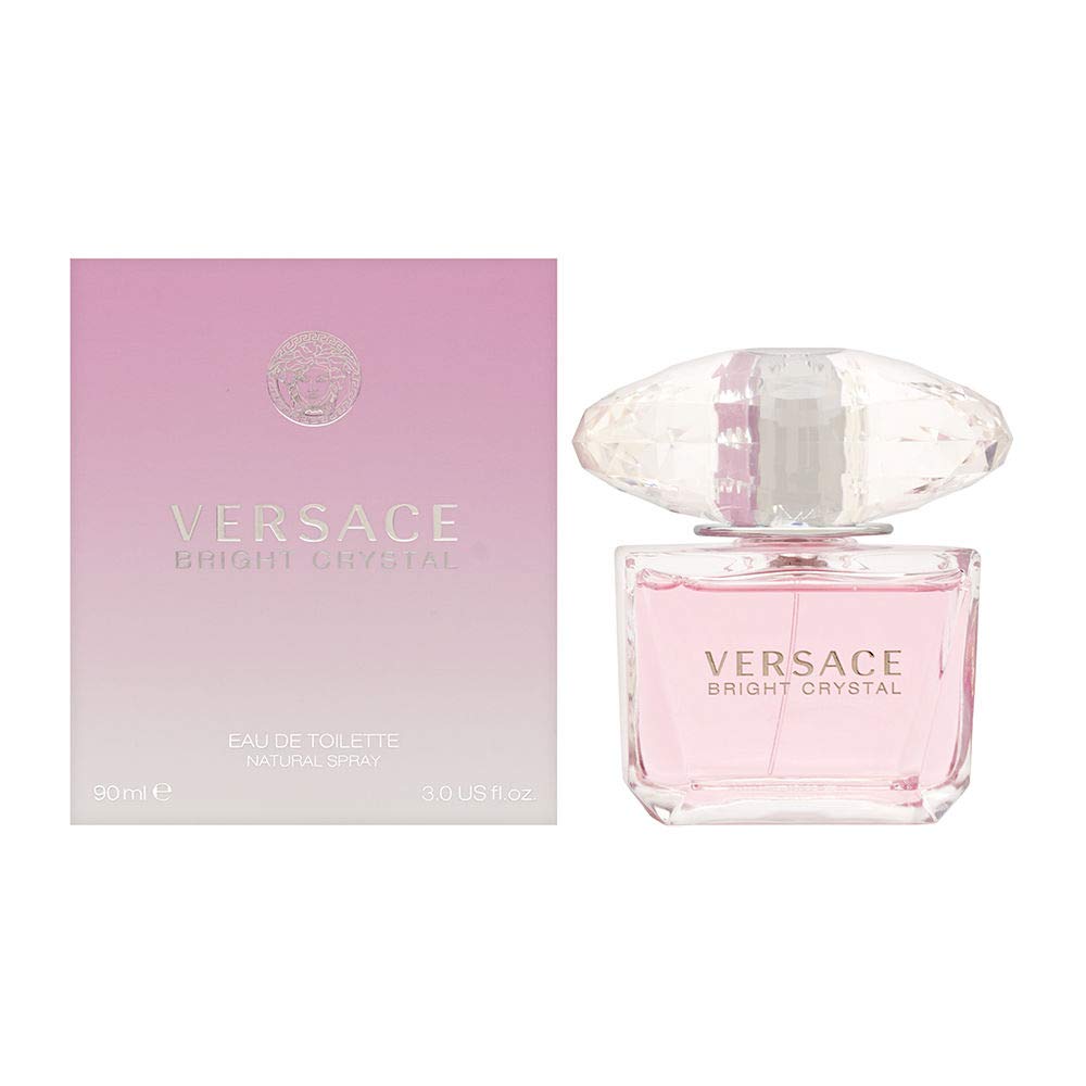 Versace Bright Crystal Eau de Toilette Spray 3 oz bottle front view