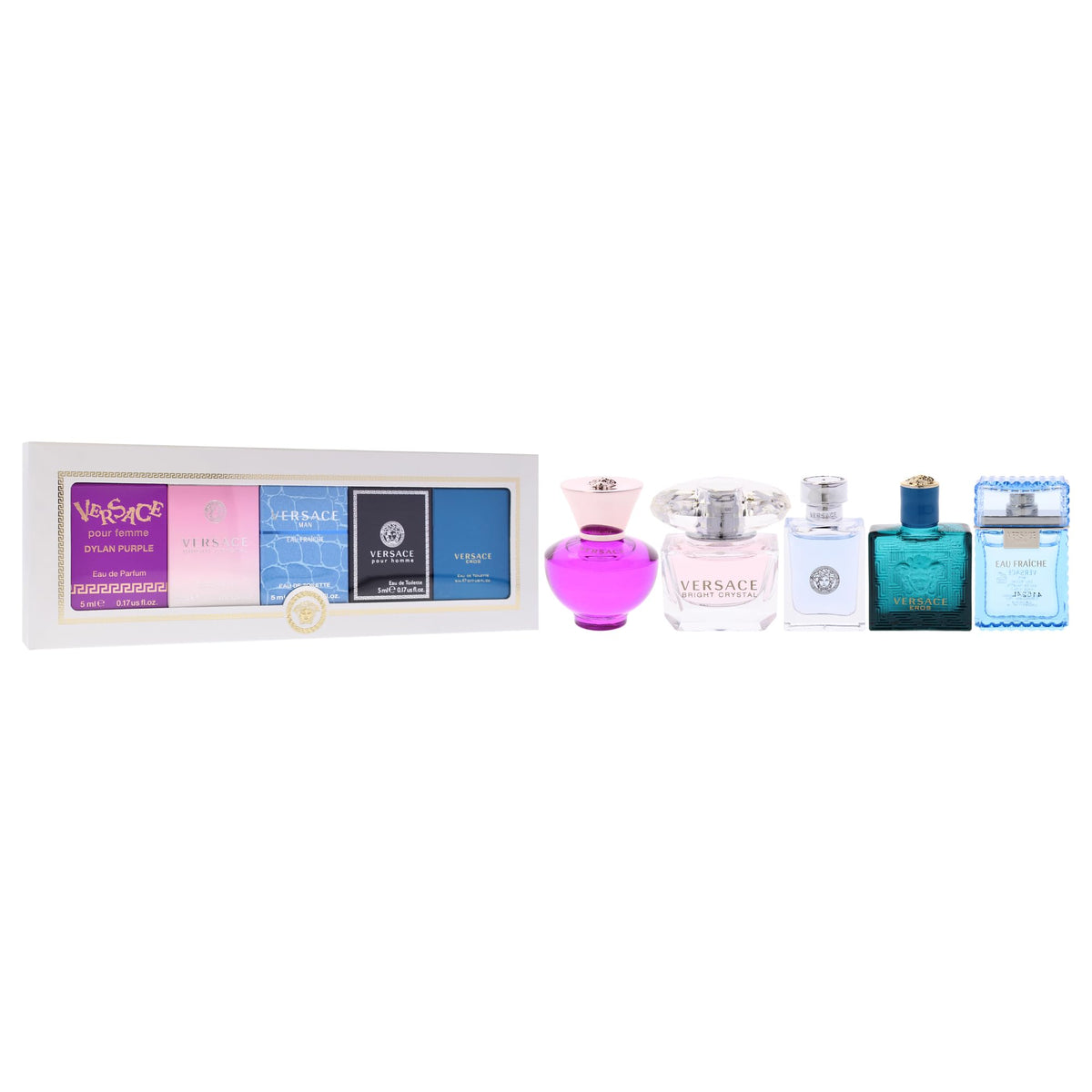 Versace Bright Crystal EDT Splash bottle close-up